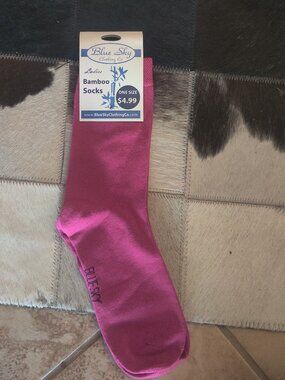 Blue Sky bamboo socks OS New